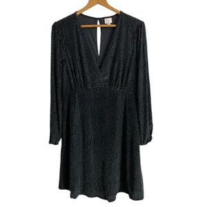 X3- a.new day green long sleeve dress a new day Large L